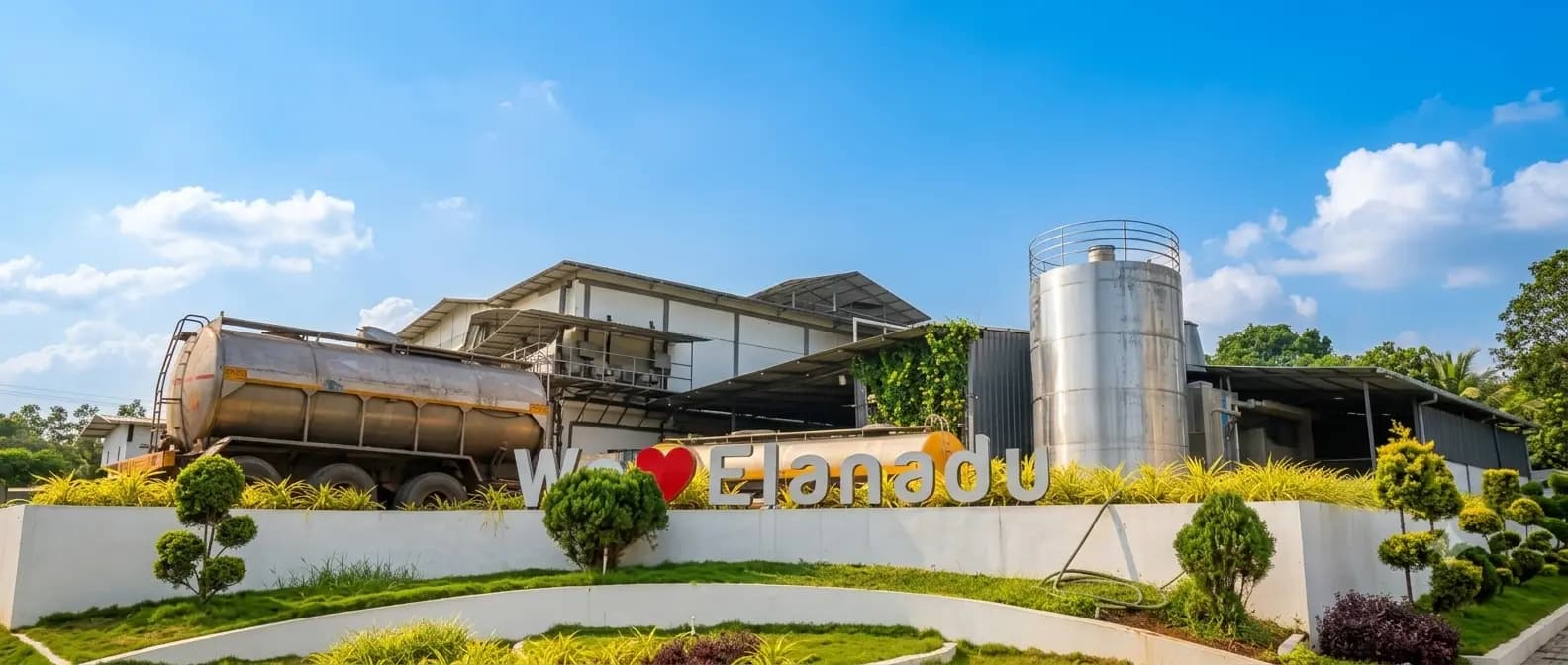 Elanadu dairy — farm and processing unit in Elanadu